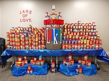 Lutheran Kosciusko Hospital Peanut Butter Drive Collects 600 Jars For Dane’s Family Food Pantry