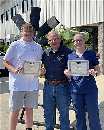 Blake, Brooke Schroeder Receive Scholarships