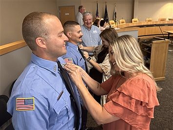 BOW Awards Road Projects Bid; 2 Firefighters Take Oath Of Office